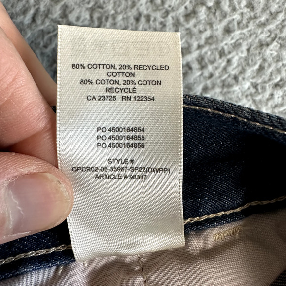 Aritzia Sunday Best Jeans Women's 0 Blue Wide Leg Baggy Cargo Y2K Style - Picture 10 of 13